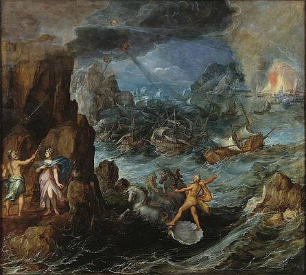 French painting of greek mythology